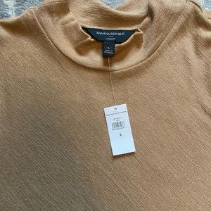 Banana Republic Luxe Spun Mock-Neck Top